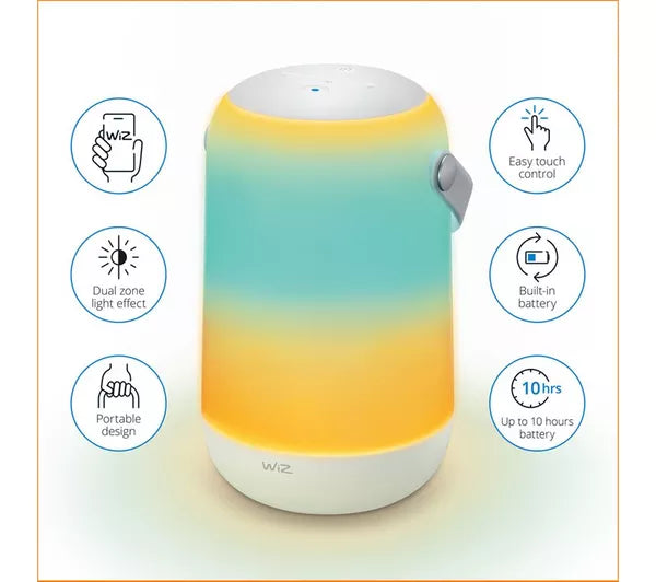 WIZ True Portable Smart Table Lamp - White