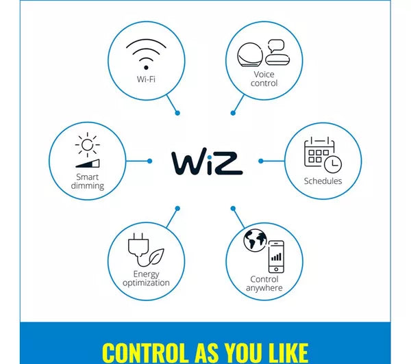 WIZ True Portable Smart Table Lamp - White