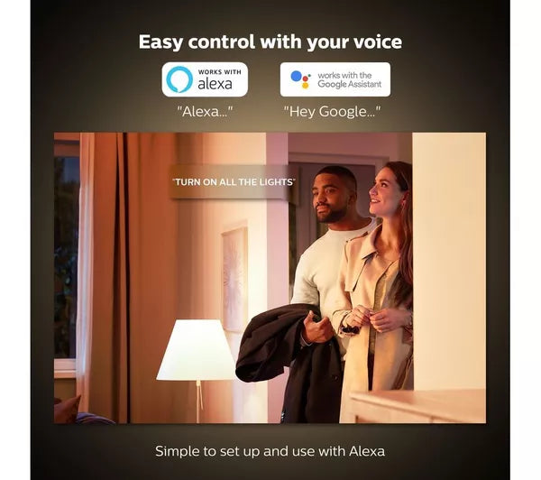 PHILIPS HUE Signe Gradient White & Colour Ambiance Smart LED Table Lamp - Black