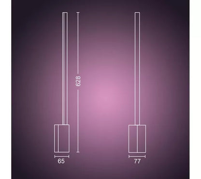 PHILIPS HUE Signe Gradient White & Colour Ambiance Smart LED Table Lamp - Black