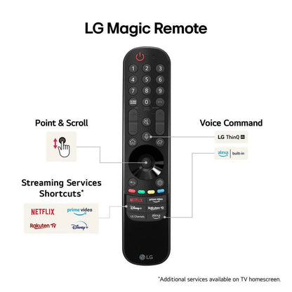 LG 65UT80006LA UT8 65 Inch 4K ThinQ LED Smart TV 2024